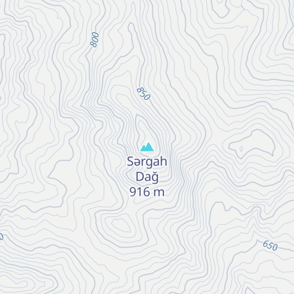 Map of Sərgah Dağ