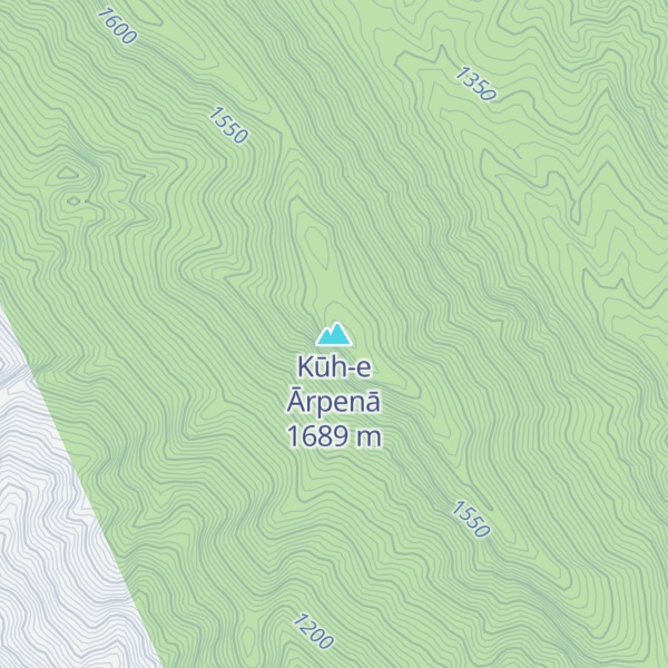Map of Kūh-e Ārpenā