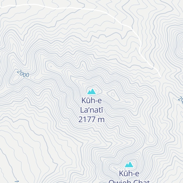 Map of Kūh-e La‘natī