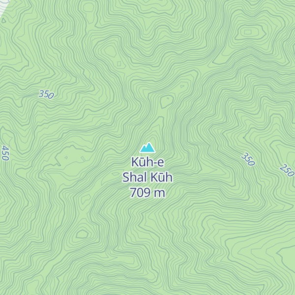 Map of Kūh-e Shal Kūh