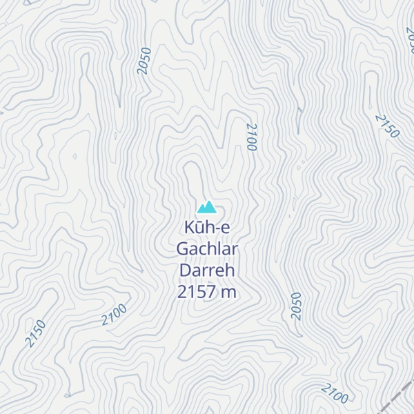 Map of Kūh-e Gachlar Darreh