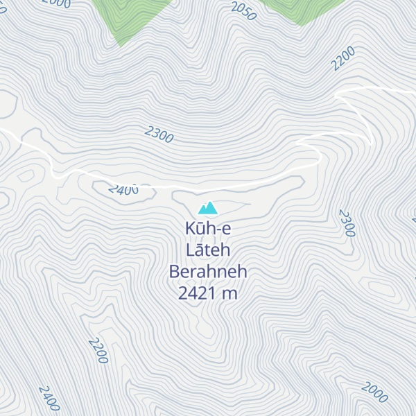 Map of Kūh-e Lāteh Berahneh