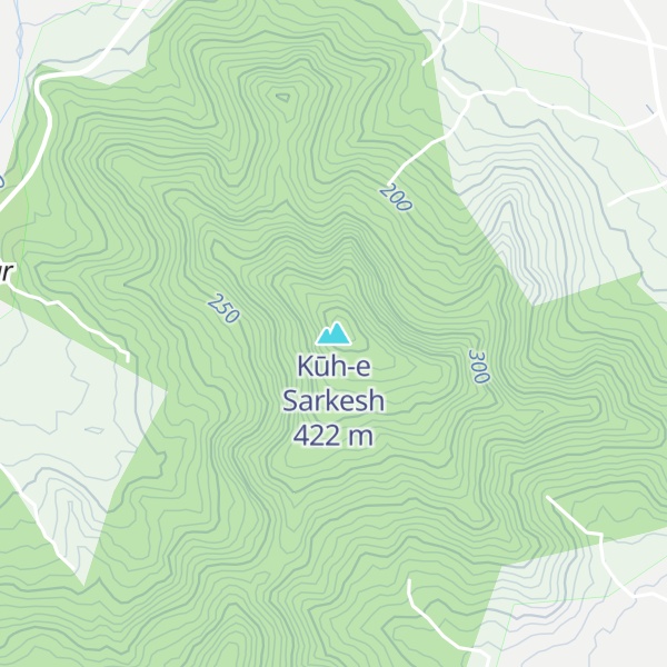 Map of Kūh-e Sarkesh