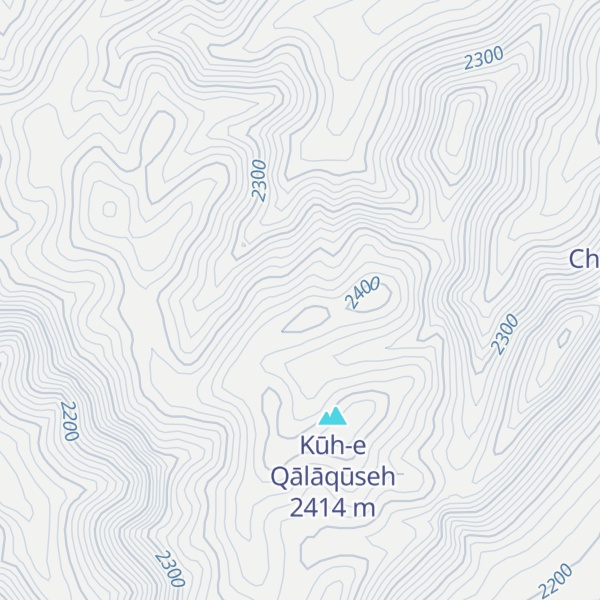 Map of Kūh-e Z̄ūlālakī