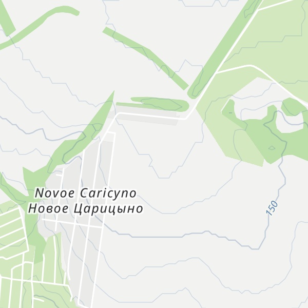 Map of Belyankinskaya Gora