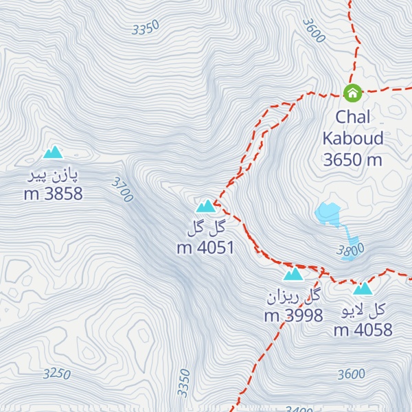 Map of گل گل