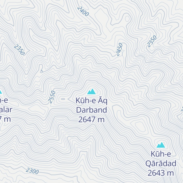 Map of Kūh-e Āq Darband