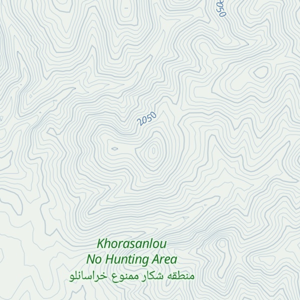 Map of Kūh-e Īnīn Chālān