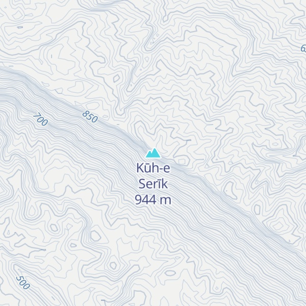 Map of Kūh-e Serīk