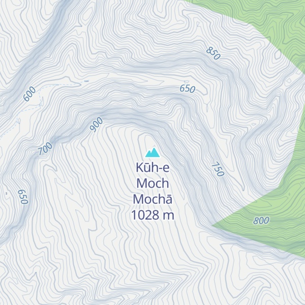 Map of Kūh-e Moch Mochā