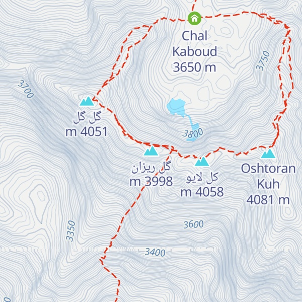 Map of گل ریزان