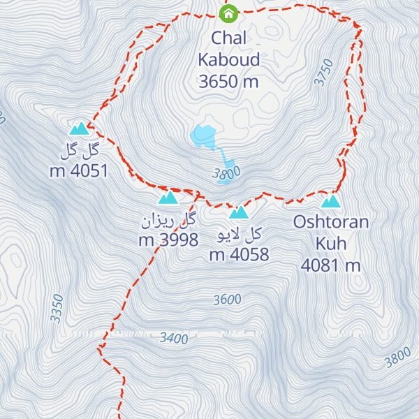 Map of گل گهر