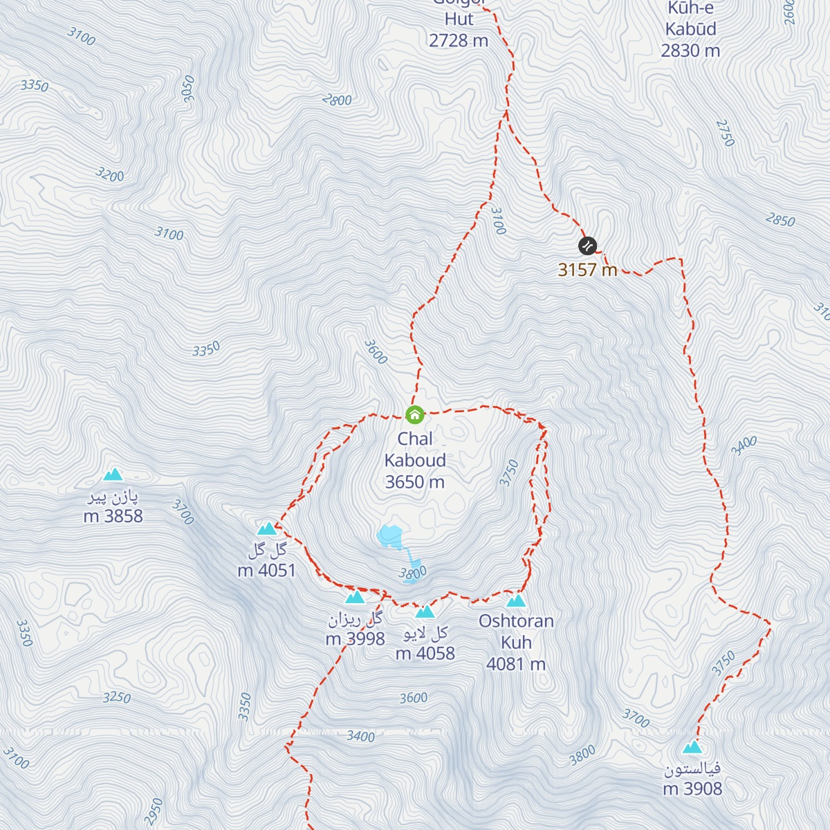 Chal Kaboud map