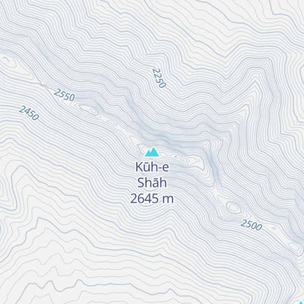 Map of Kūh-e Shāh