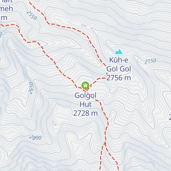 Map of Golgol Hut