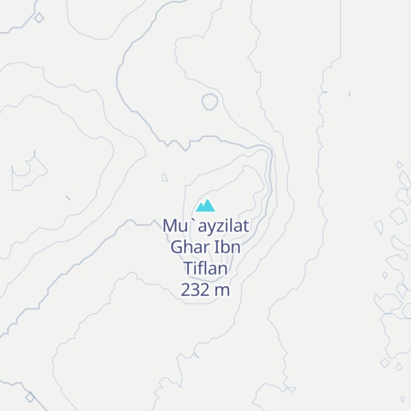 Map of Mu`ayzilat Ghar Ibn Tiflan