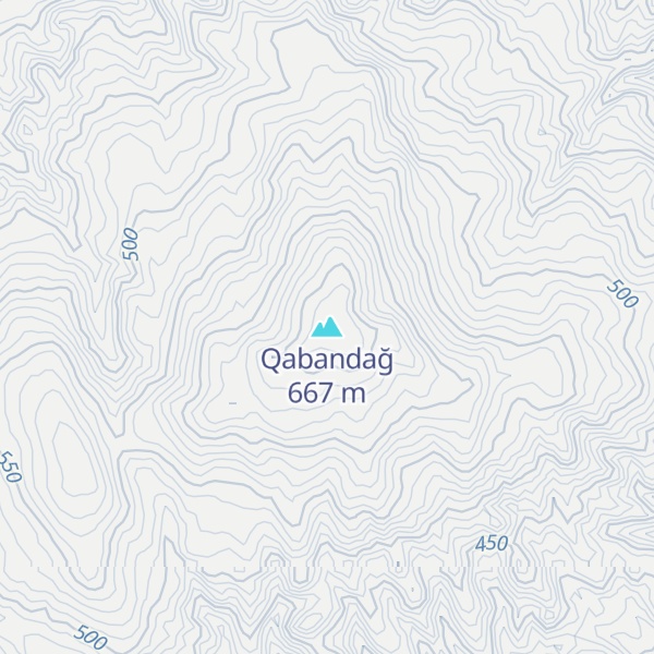 Map of Qabandağ