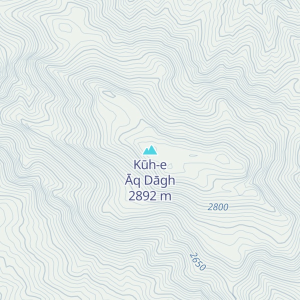 Map of Kūh-e Āq Dāgh