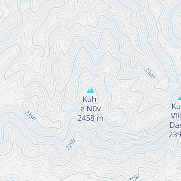 Map of Kūh-e Nūv