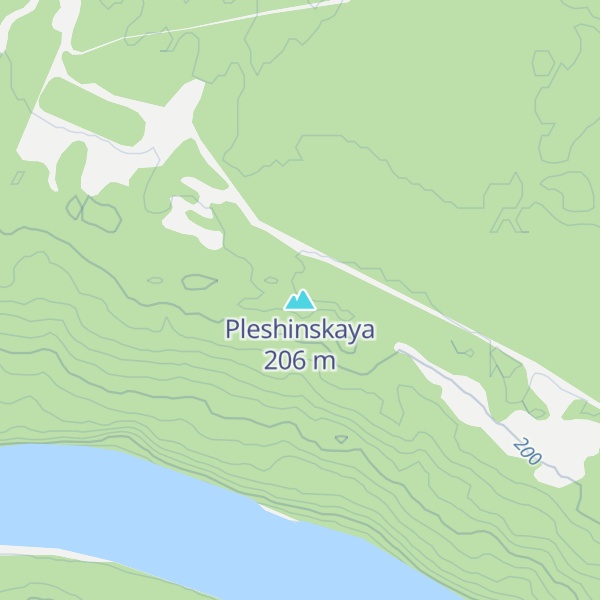 Map of Pleshinskaya