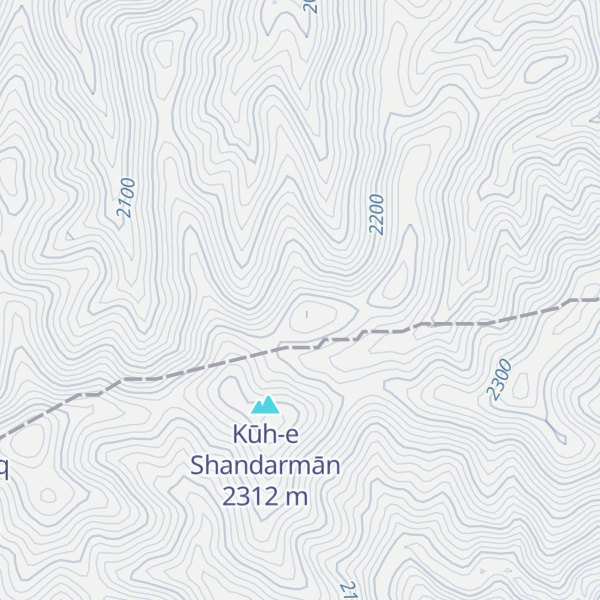 Map of Kūh-e Mūrjūm Shod