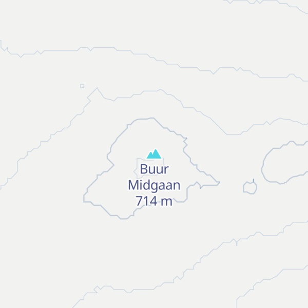 Map of Buur Midgaan