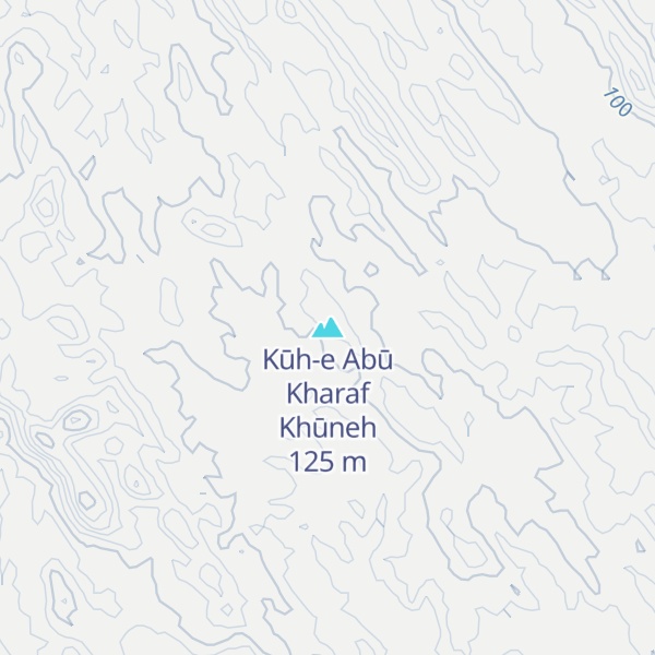 Map of Kūh-e Abū Kharaf Khūneh