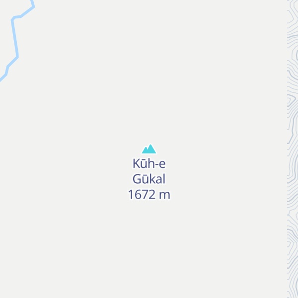 Map of Kūh-e Gūkal
