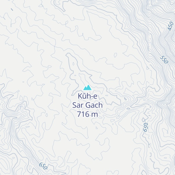 Map of Kūh-e Sar Gach