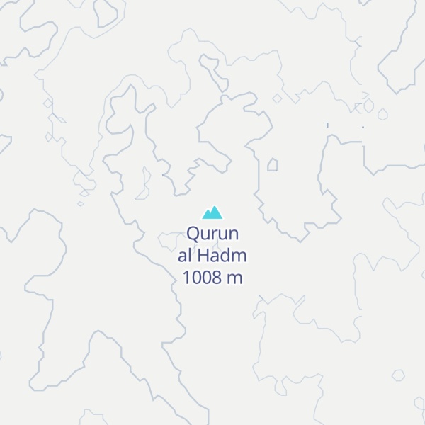 Map of Qurun al Hadm
