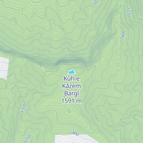 Map of Kūh-e Kāz̧em Bargī