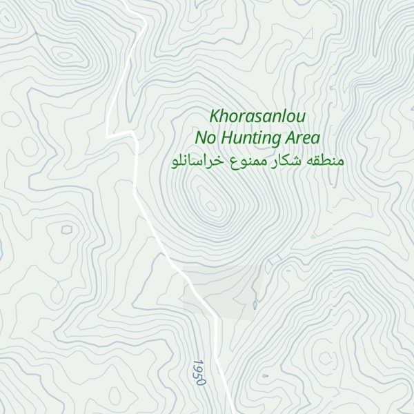 Map of Kūh-e Bābāhā’ī