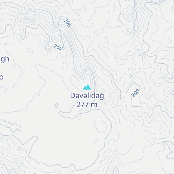 Map of Dəvəlidağ