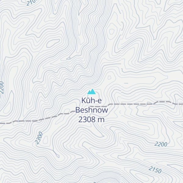 Map of Kūh-e Beshnow