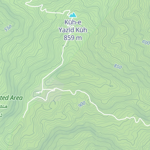 Map of Kūh-e Gū Gaheh