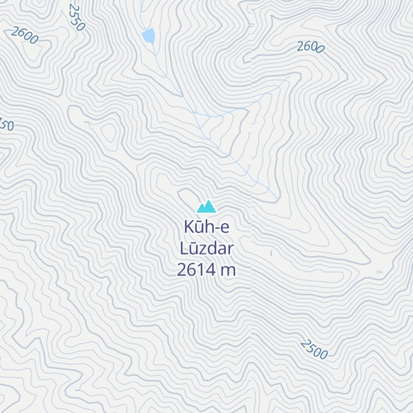 Map of Kūh-e Lūzdar