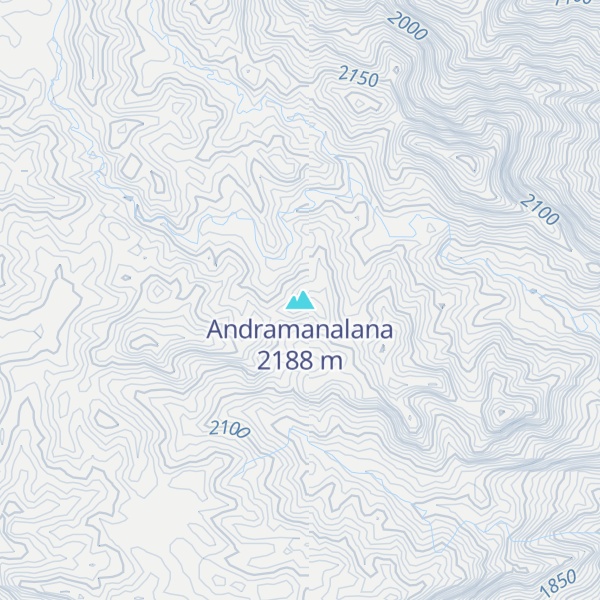 Map of Andramanalana