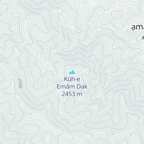 Map of Kūh-e Emām Dak