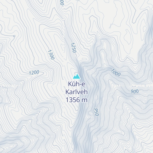 Map of Kūh-e Karīveh