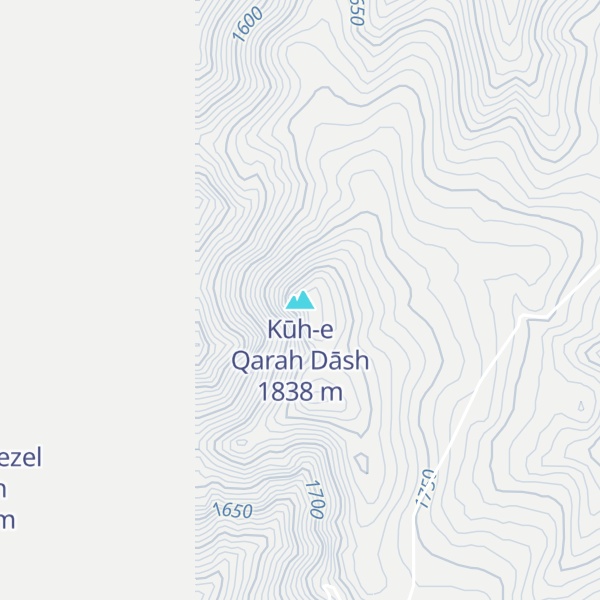 Map of Kūh-e Qarah Dāsh