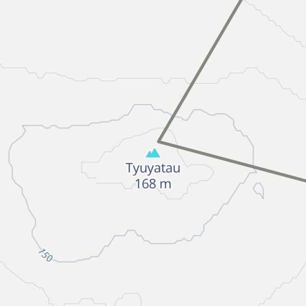 Map of Tyuyatau