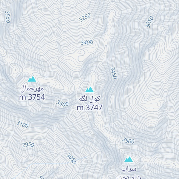 Map of کول لگه