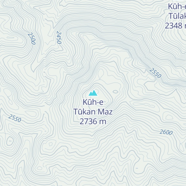 Map of Kūh-e Tūkan Maz