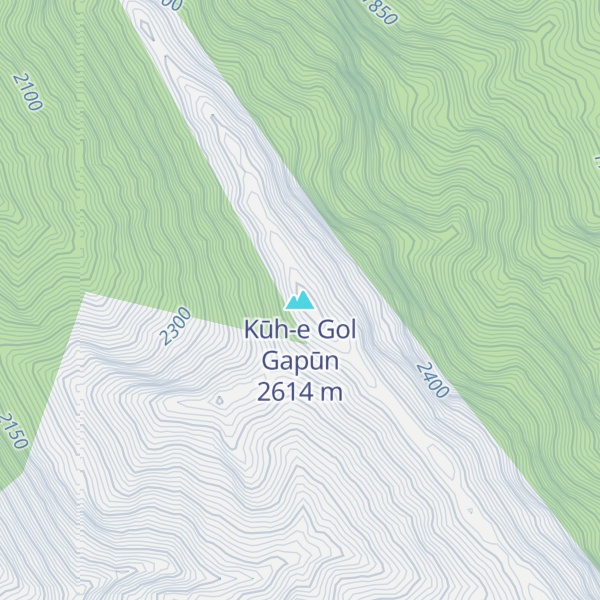 Map of Kūh-e Gol Gapūn