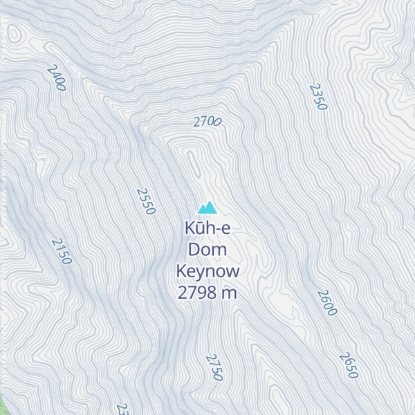 Map of Kūh-e Dom Keynow