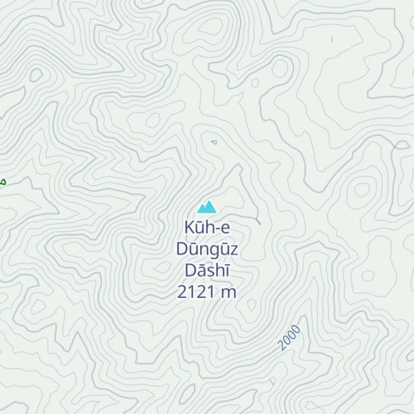 Map of Kūh-e Dūngūz Dāshī