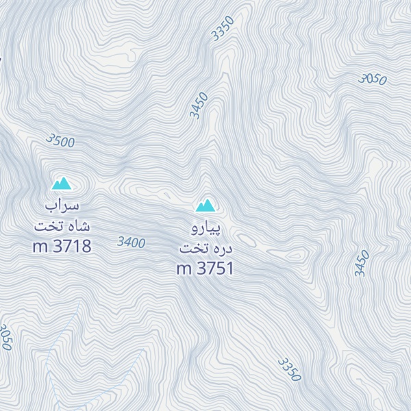 Map of پیارو دره تخت