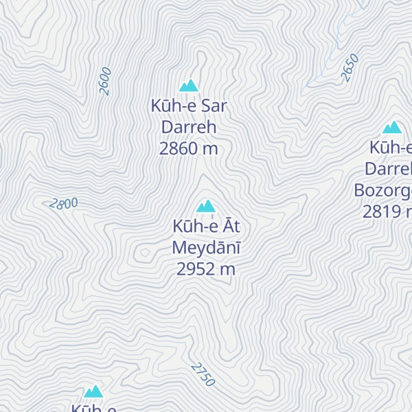 Map of Kūh-e Āt Meydānī