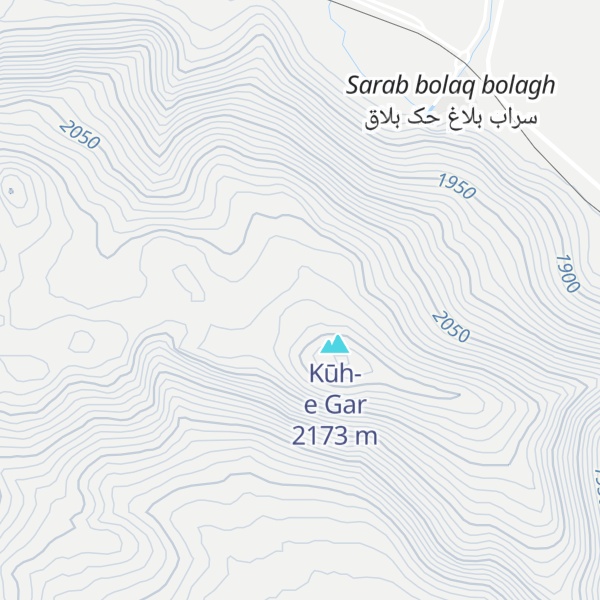 Map of Kūh-e Bolāgh