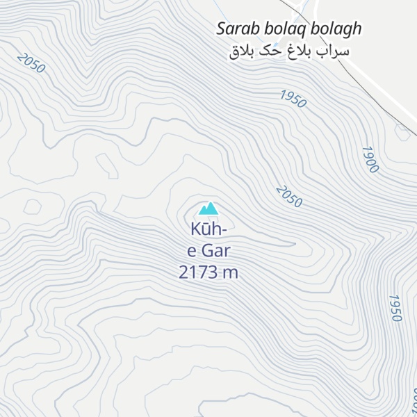 Map of Kūh-e Gar
